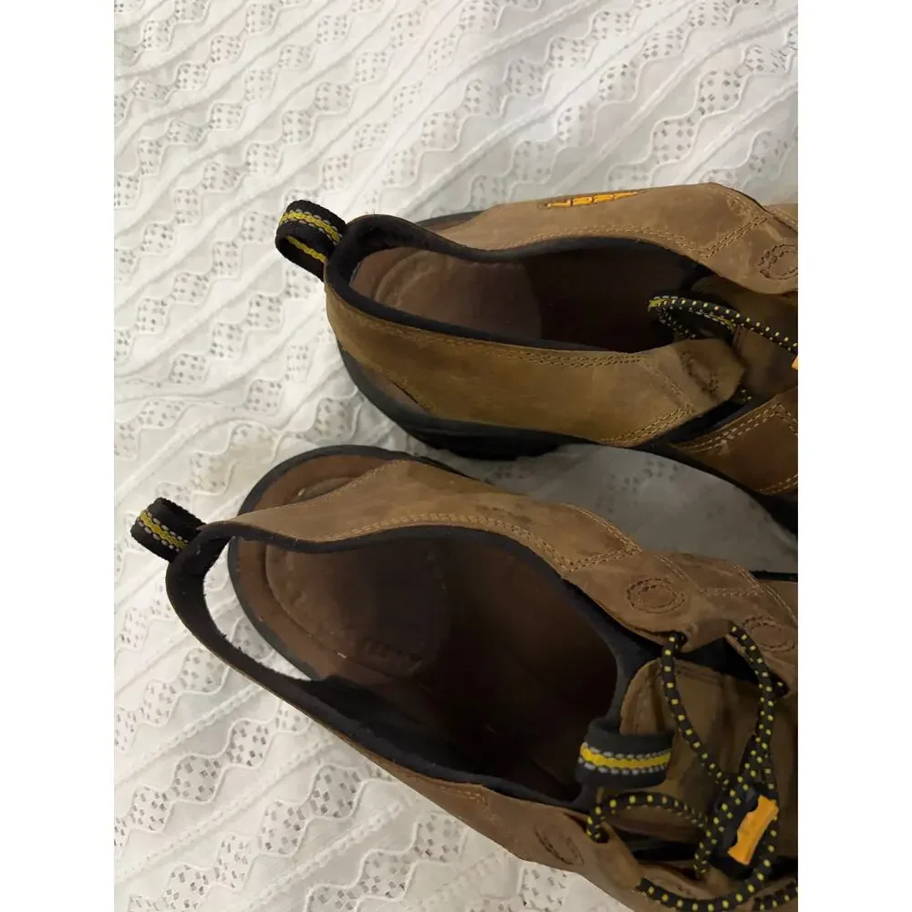 KEEN Men's Newport Brown Leather Waterproof Hiking Sandals Size 15 US EU 48